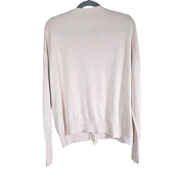 Cinq A Sept Tous Les Jours Gaetana Cardigan Womens Size L Ruffle Light Pink - Picture 3 of 8